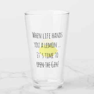 When life hands you ... open the gin. Personalised