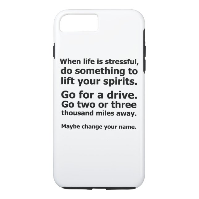 When Life is Stressful Case-Mate iPhone Case (Back)