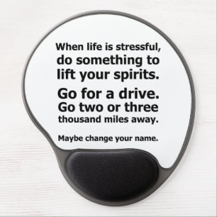 When Life is Stressful Gel Mouse Pad