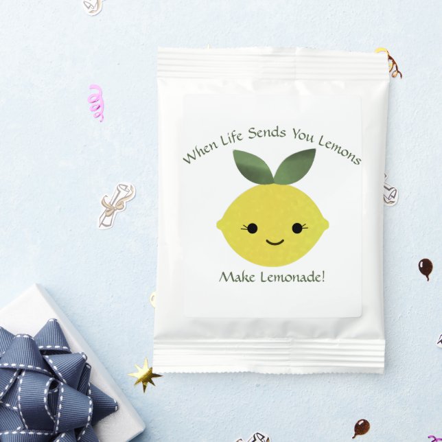 When Life Sends You Lemons Make Lemonade Lemonade Drink Mix (Packets)