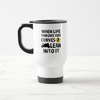 When life throws you curves motorcycle mens mug
