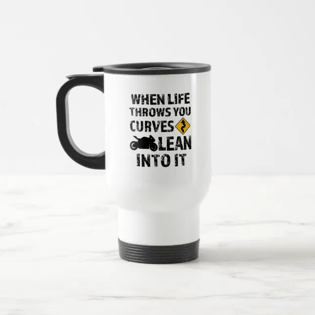 When life throws you curves motorcycle mens mug Zazzle