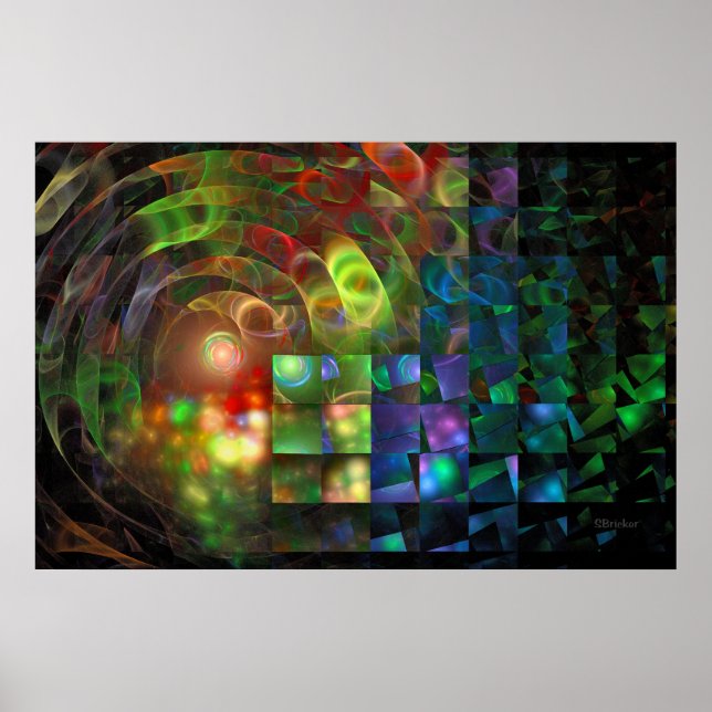 'When Light Meets Illusion' Poster (Front)