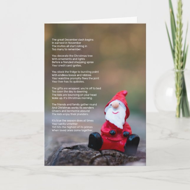 When loved ones come together holiday card (Front)