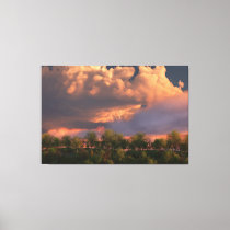 When March Blows Its Horn Canvas Print