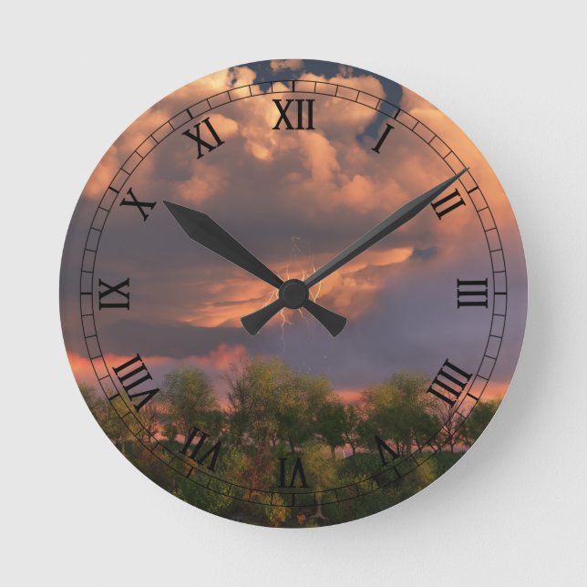 When March Blows Its Horn Clock (Front)