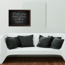 When one door inspirational poster