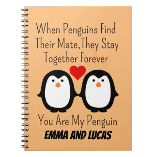 when penguins find their mate they stay together notebook