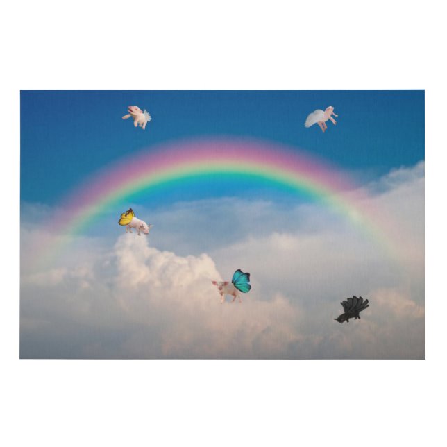 When Pigs Fly 2 Canvas Art (Front)