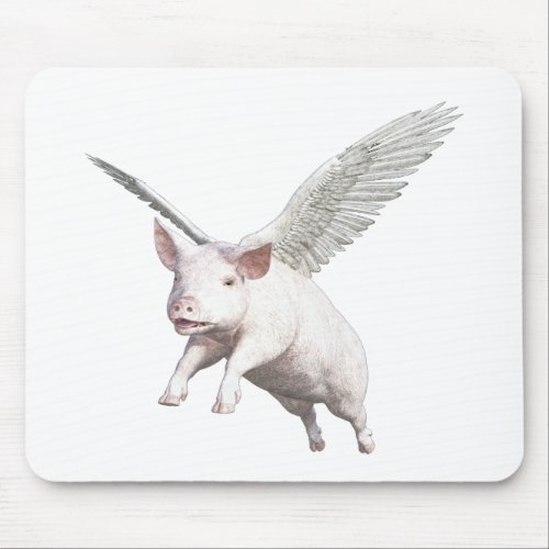 When Pigs Fly Belt Buckle Hitch Cover Luggage Hand Mouse Pad