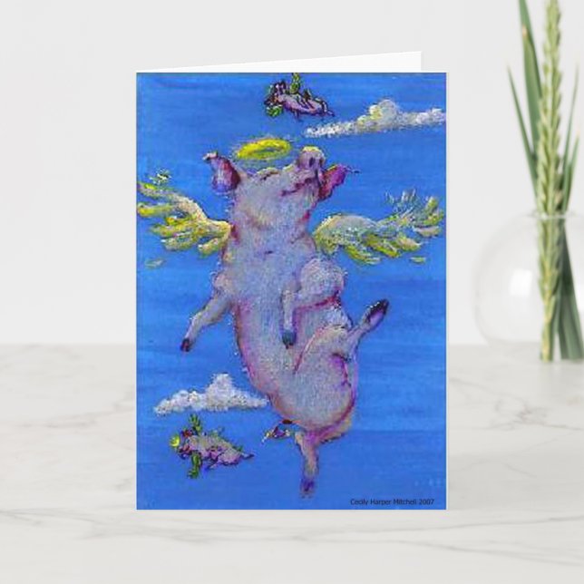 When Pigs Fly Card (Front)