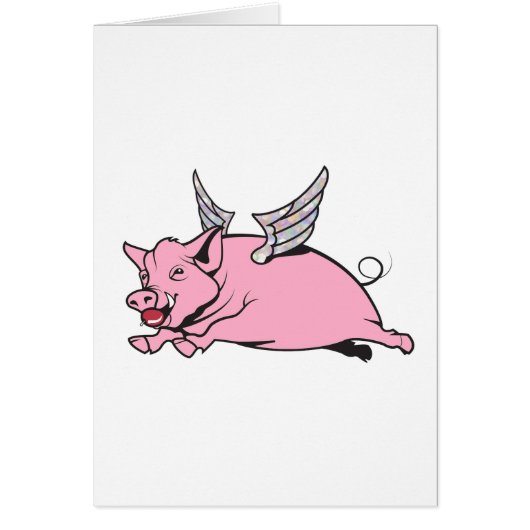 when pigs fly cards (Front)