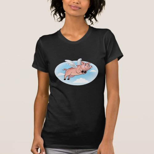When Pigs Fly Fun Happens T_Shirt