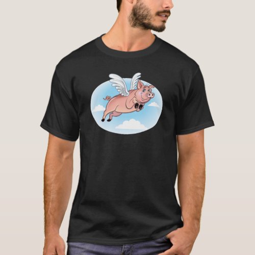 When Pigs Fly Fun Happens T_Shirt