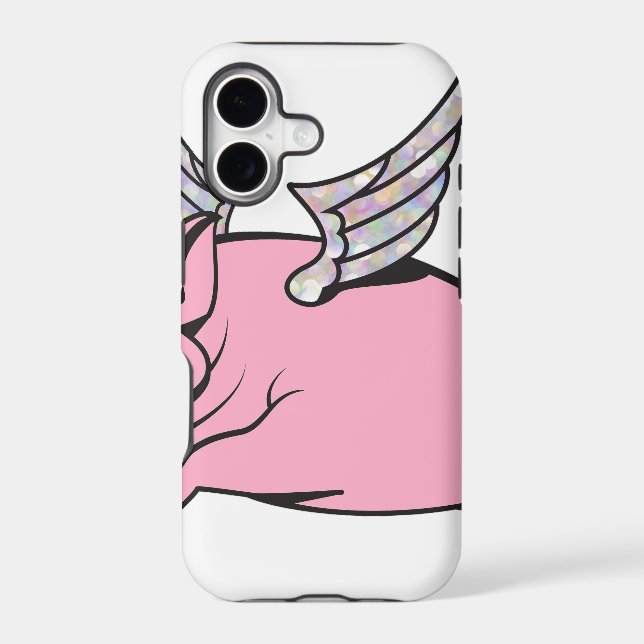 when pigs fly iphone case (Back)