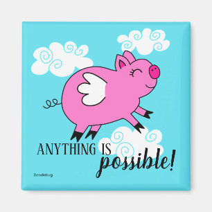 When Pigs Fly Magnet