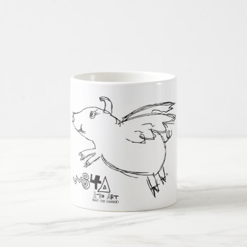 When Pigs Fly Miracles Happen Believe Flying Gifts Coffee Mug