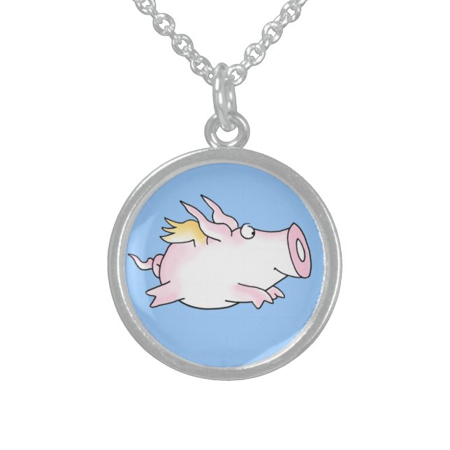 WHEN PIGS FLY Necklace (Front)