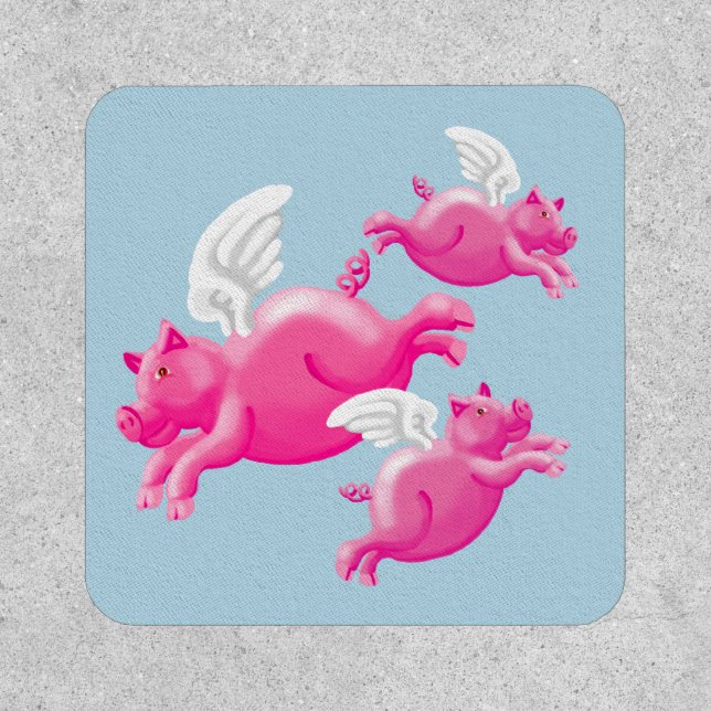 When pigs fly patch (Front)