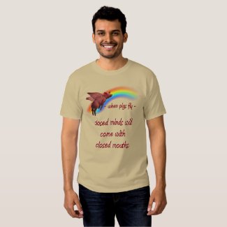 when pigs fly... tee shirt