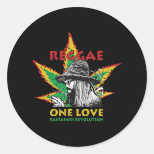 When Reggae Is Your Life Classic Round Sticker