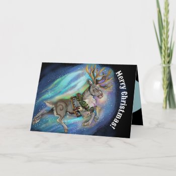 When Reindeer Fly~christmas Greeting Card by Shadowind_ErinCooper at Zazzle