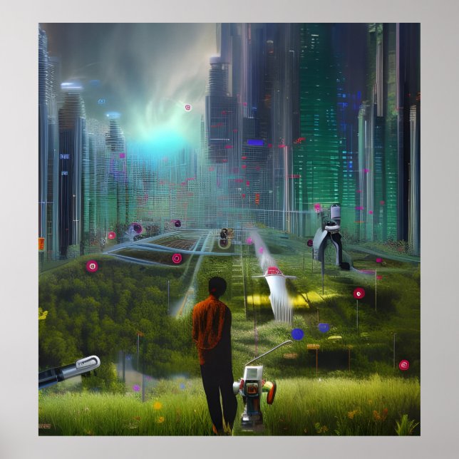 When Robots Go to Heaven, They Become Gardeners 2 Poster (Front)