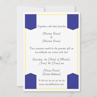 When romance meets luxury :  an eternal love story invitation