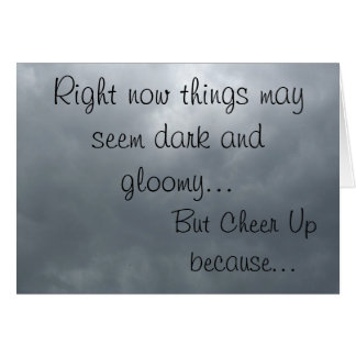 When Skies are Grey Cards