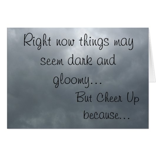 When Skies are Grey Cards (Front Horizontal)