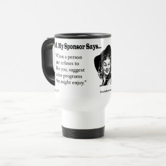 When someone just refuses to like you... travel mug