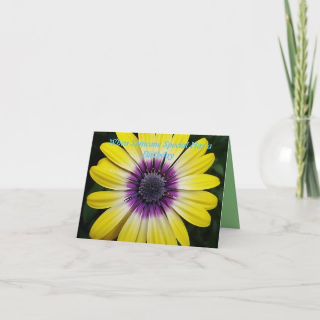 When someone special has a birthday card (Front)