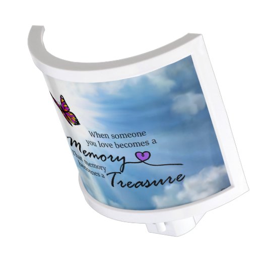 When someone you love, butterfly night light (Angled)