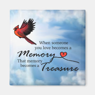 When someone you love, Cardinal Magnet