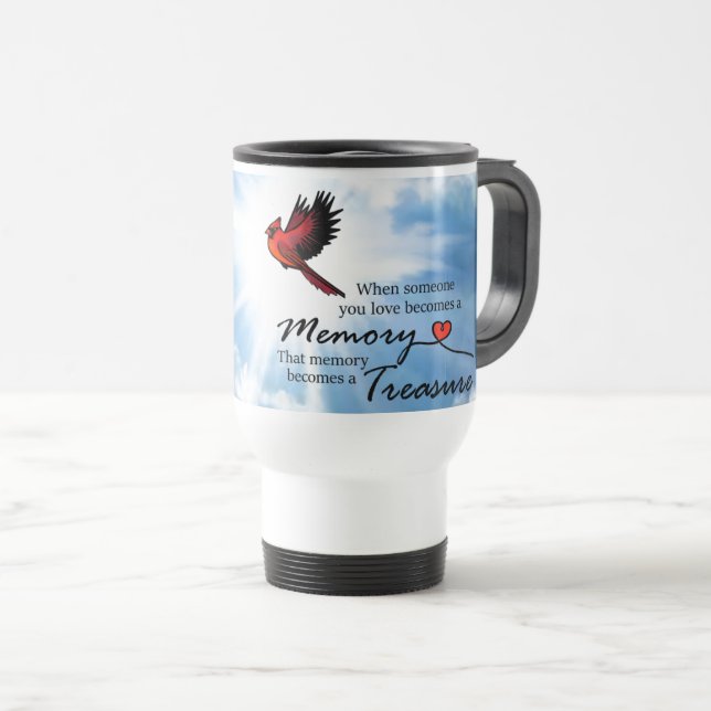 When someone you love, Cardinal Travel Mug (Front Right)