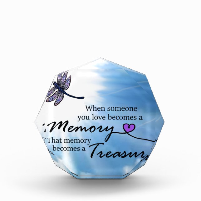 When someone you love, dragonfly award (Front)