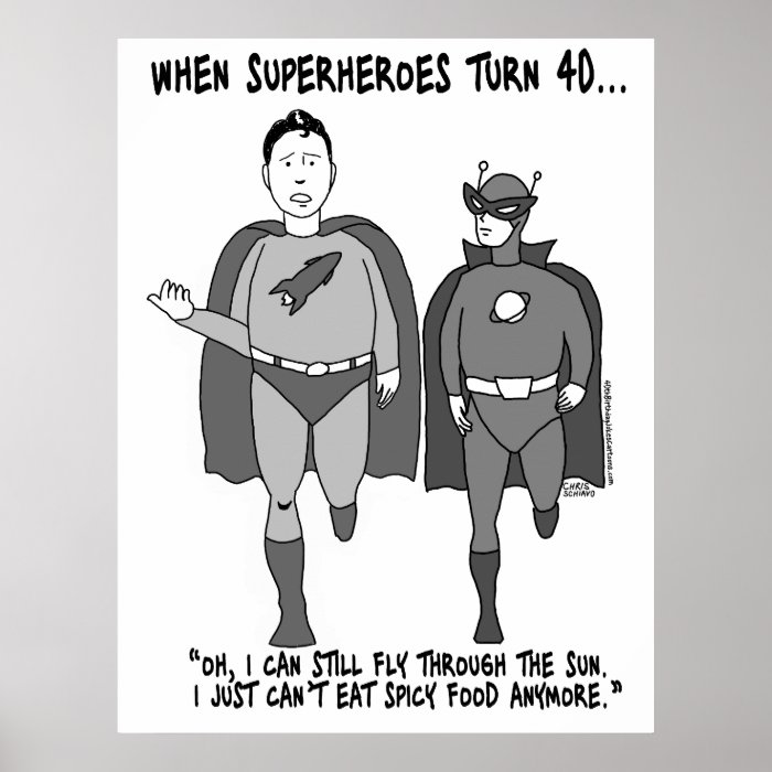 When Superheroes Turn 40 Poster