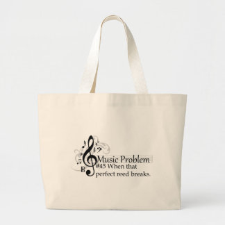 When that perfect reed breaks. large tote bag