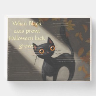When the black cat prowls