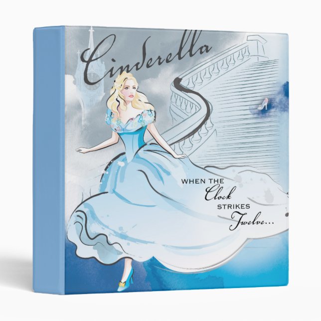 When The Clock Strikes Twelve 3 Ring Binder (Front/Spine)