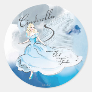 When The Clock Strikes Twelve Classic Round Sticker