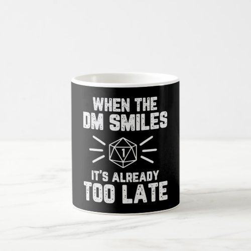 When the DM Smiles RPG Nerd Coffee Mug