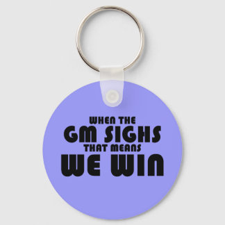 When the GM sighs Keychain