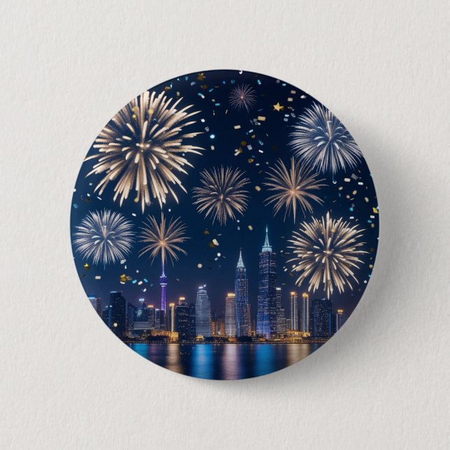 When the Lights Begin to Fall Button (Front)