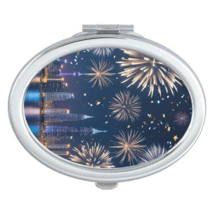 When the Lights Begin to Fall Compact Mirror