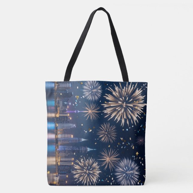 When the Lights Begin to Fall Tote Bag (Front)