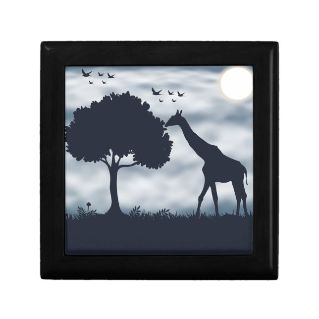 When the Moon Whispers to the Giraffe Gift Box (Front)