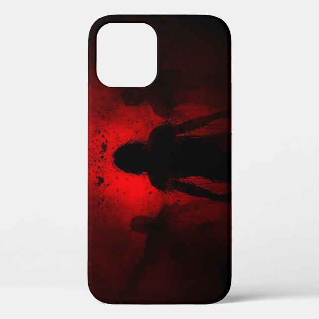When the Night Screams in Red Case-Mate iPhone Case (Back)