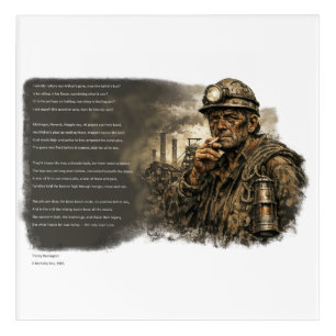 When the Pits Fell Silent Acrylic Print