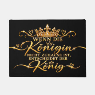 When the Queen is not home - doormat